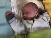 Unser erster Enkel: Kilian, von Magdalena und Florian, 2019